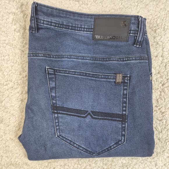Buffalo David Bitton Axel Slim Stretch Jeans Men’s 38x32 Blue Denim - Picture 4 of 15